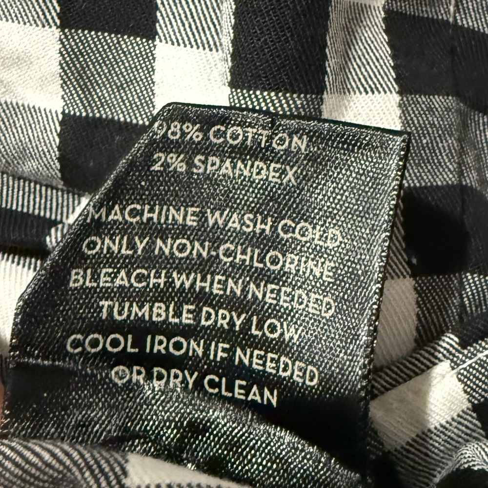 Ann Taylor Factory Black and White Checkered Pants - Picture 7 of 8
